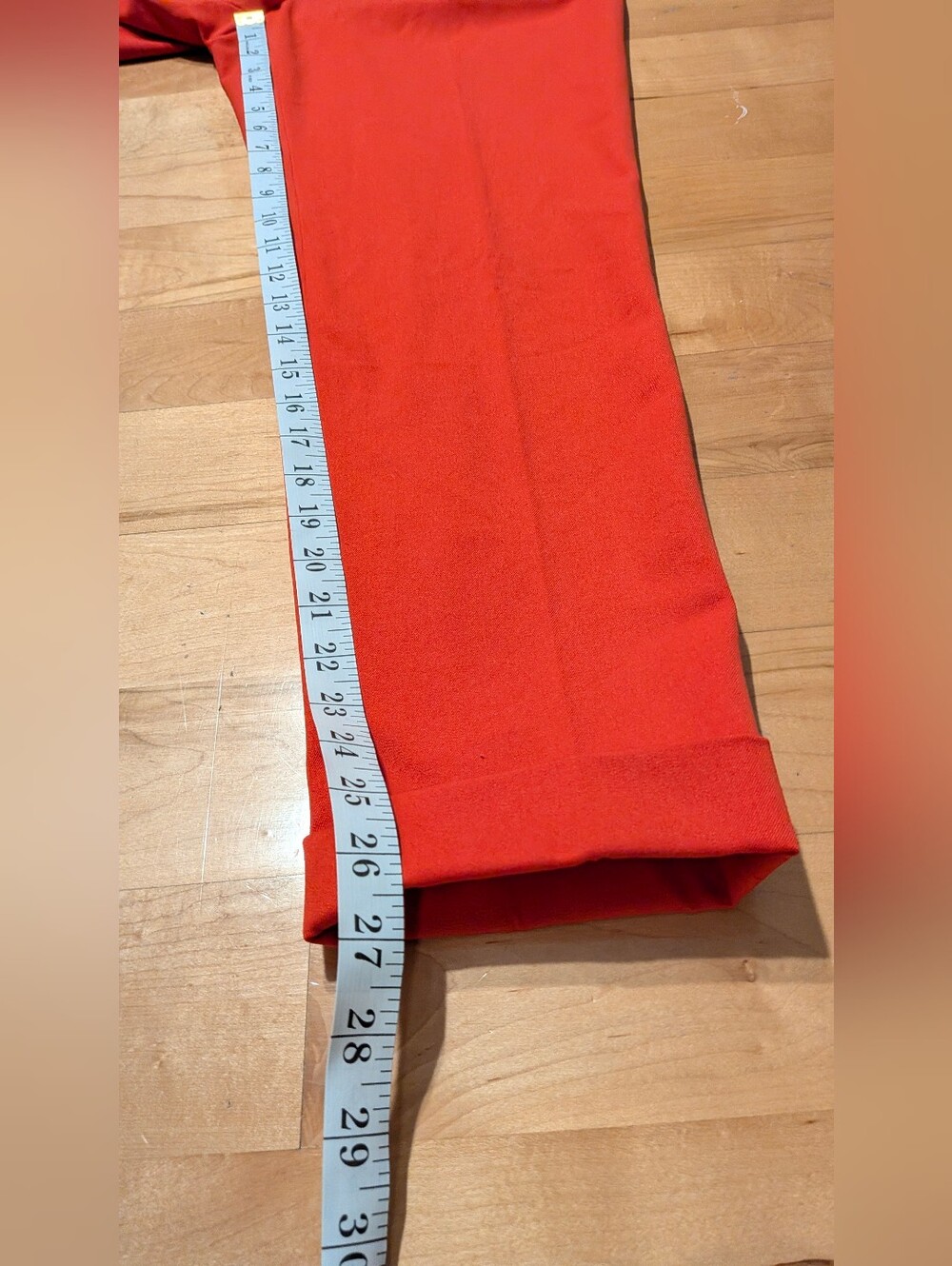 Kate Spade Red Pleated Ankle Trousers Size 2 Tailored Cuffed Dress Pants - Picture 14 of 15